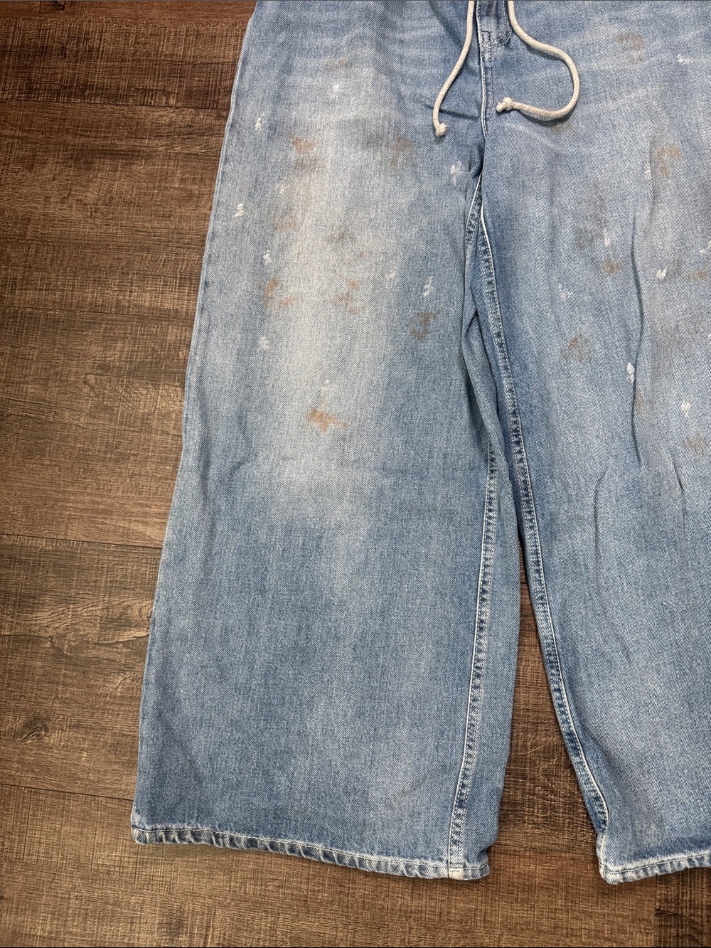 MM6 Maison Margiela Indigo 5 Pocket Shoe String Jeans - Picture 3 of 15